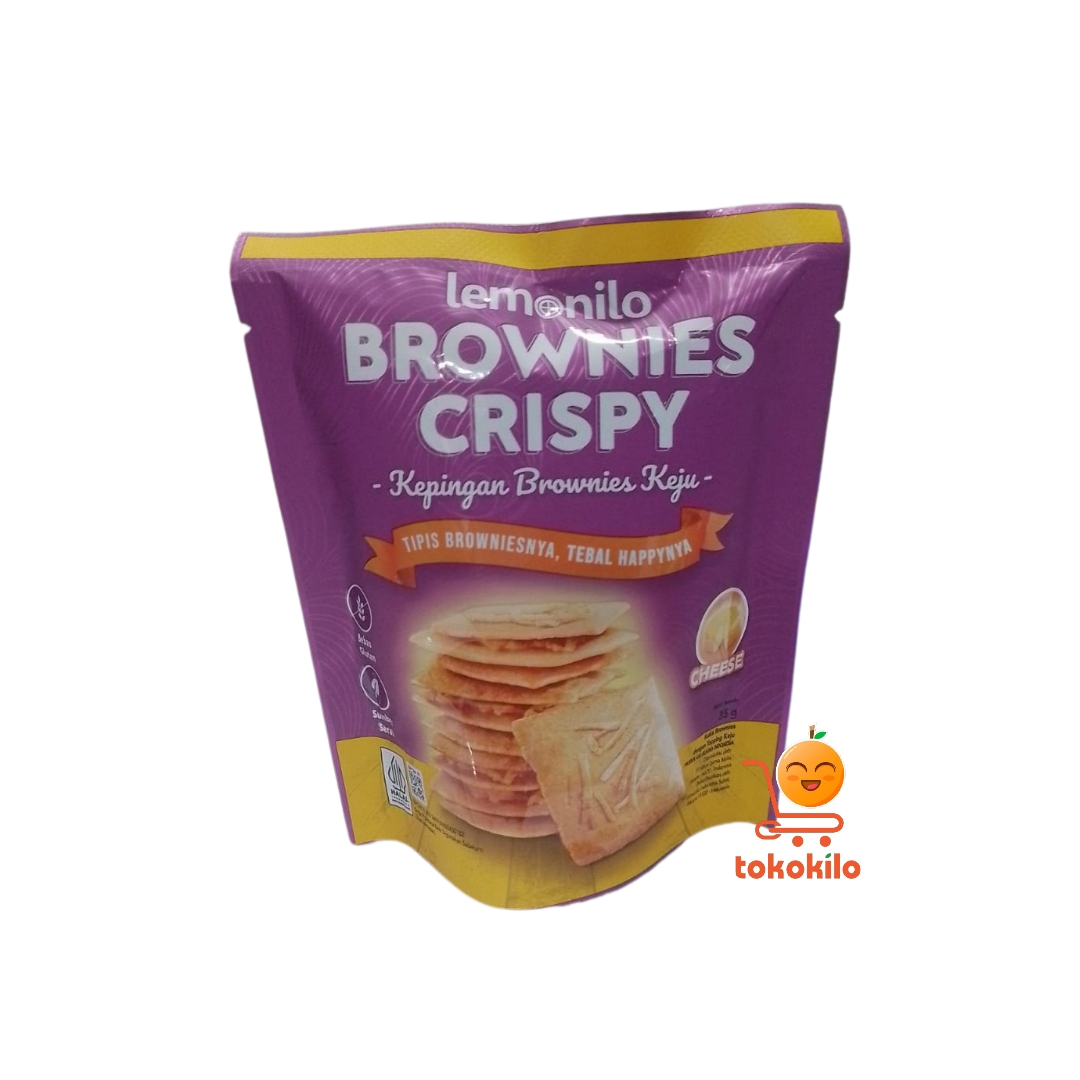 Lemonilo Brownies Crispy Keju, Stroberi Keju, Coklat Chips 35gr