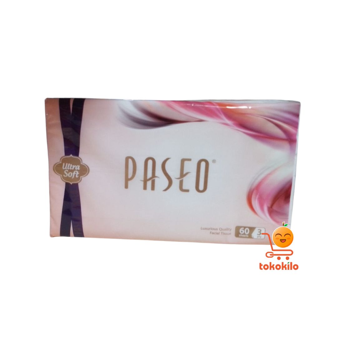 Tissue Paseo Ultra Soft Facial Tisu 60s 3ply