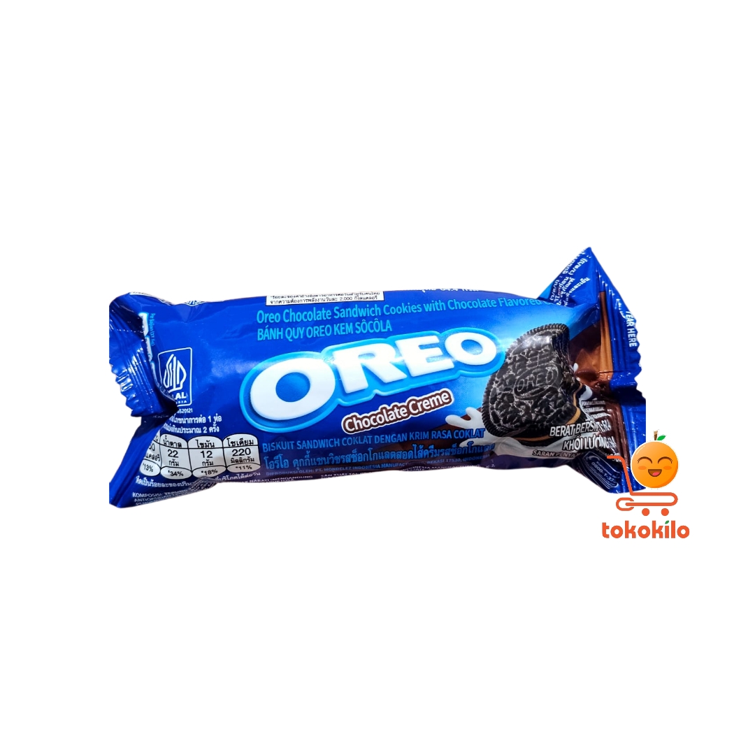 Biskuit Oreo Krim Cokelat 64,4gr