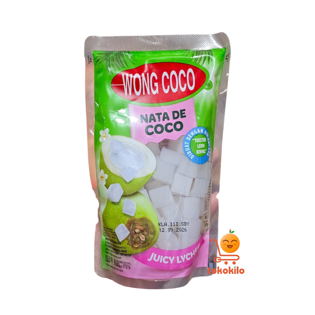 Wong Coco Nata De Coco Juicy Lychee 360gr