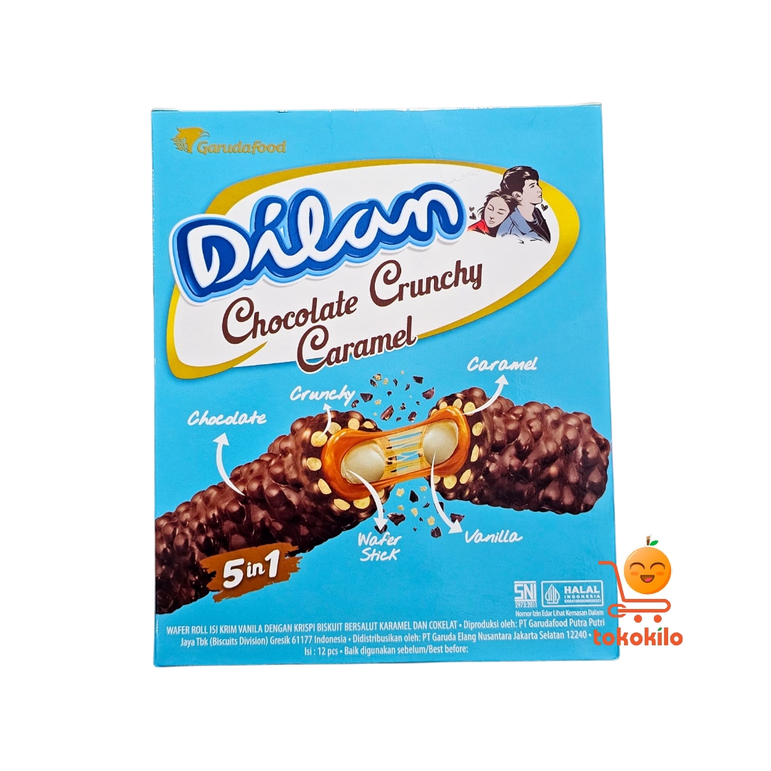 Dilan Chocolate Crunchy Caramel 23gr (1 Box X 12pcs)