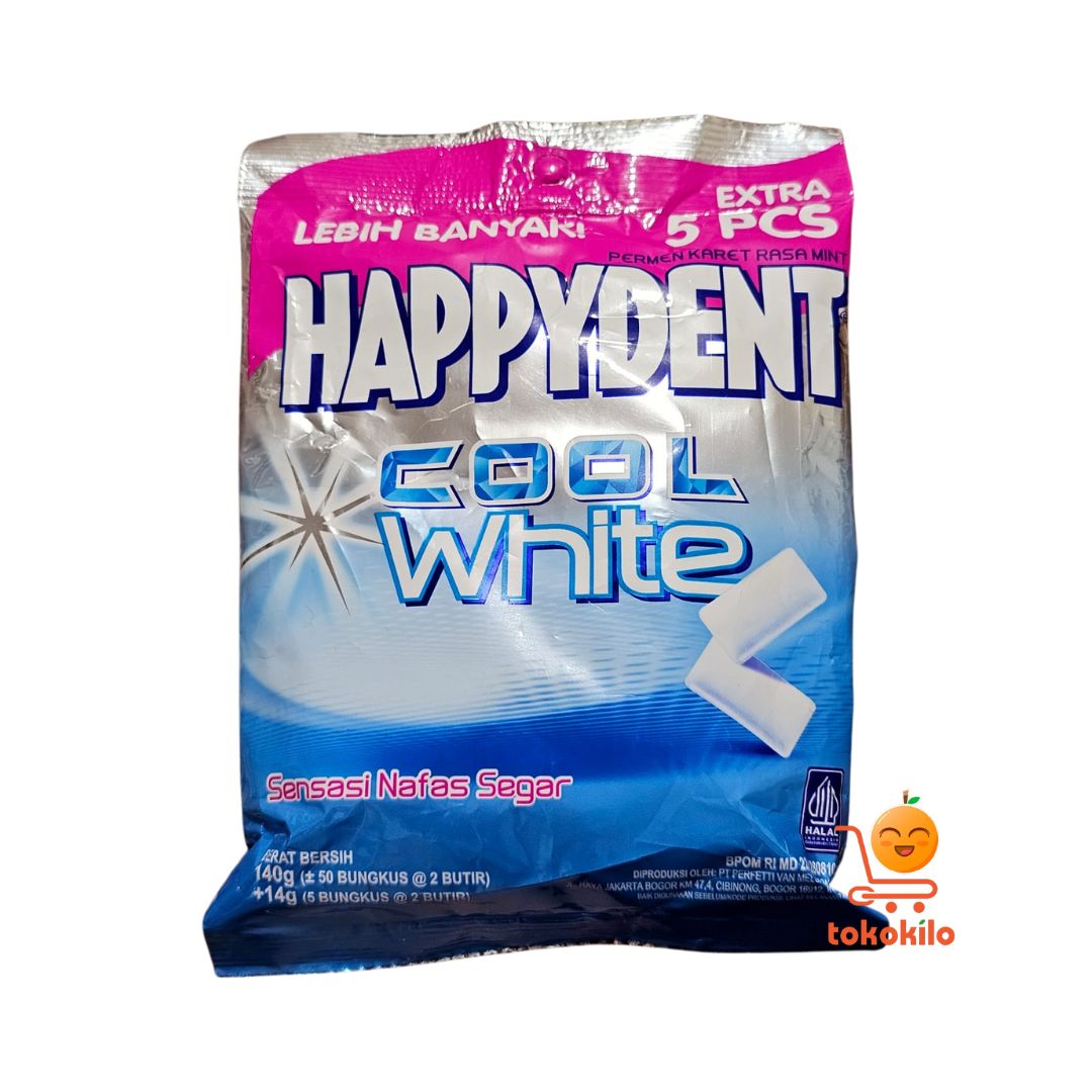 Permen Happydent Cool White 140gr
