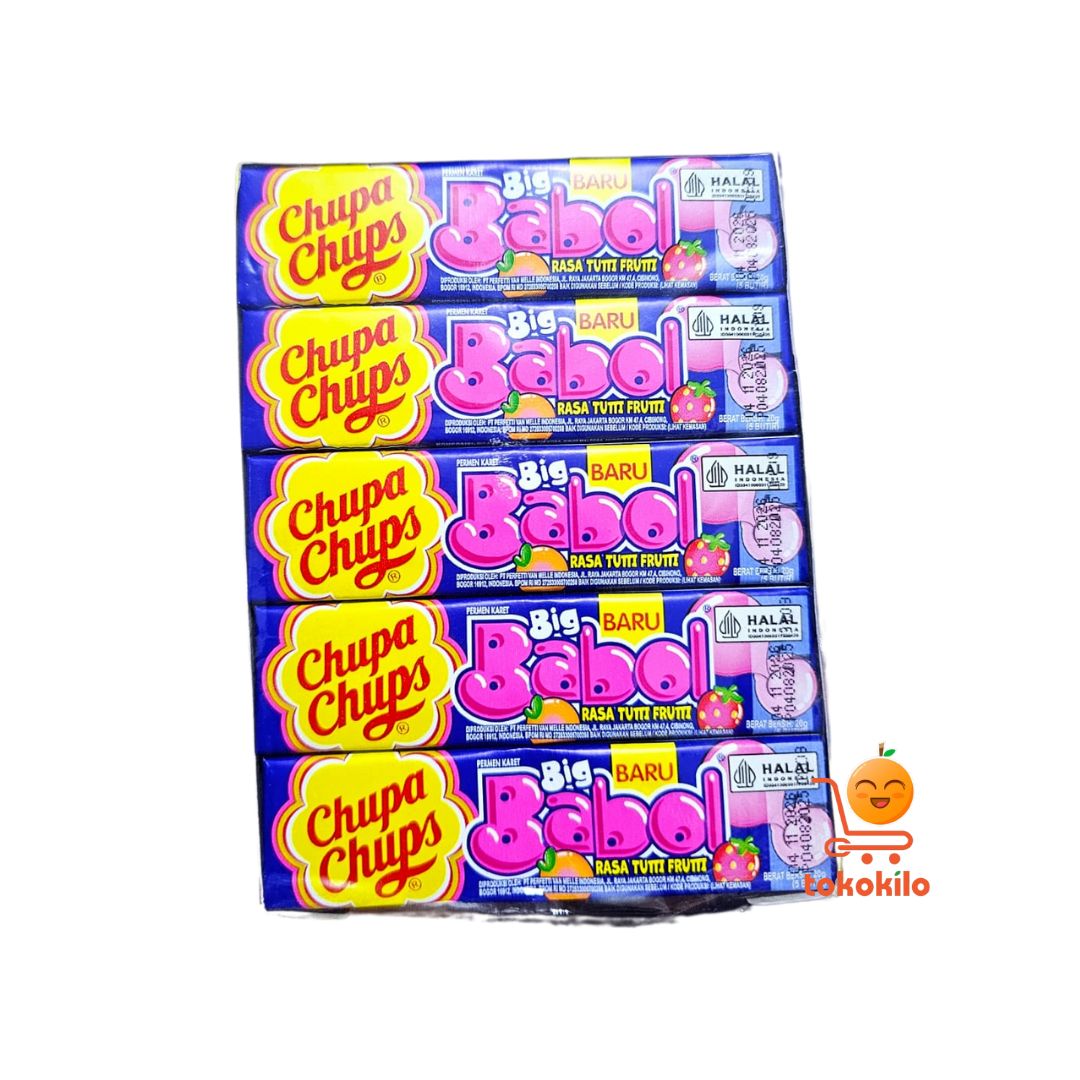 Chupa Chups Big Babol Rasa Tutti Frutti 20gr