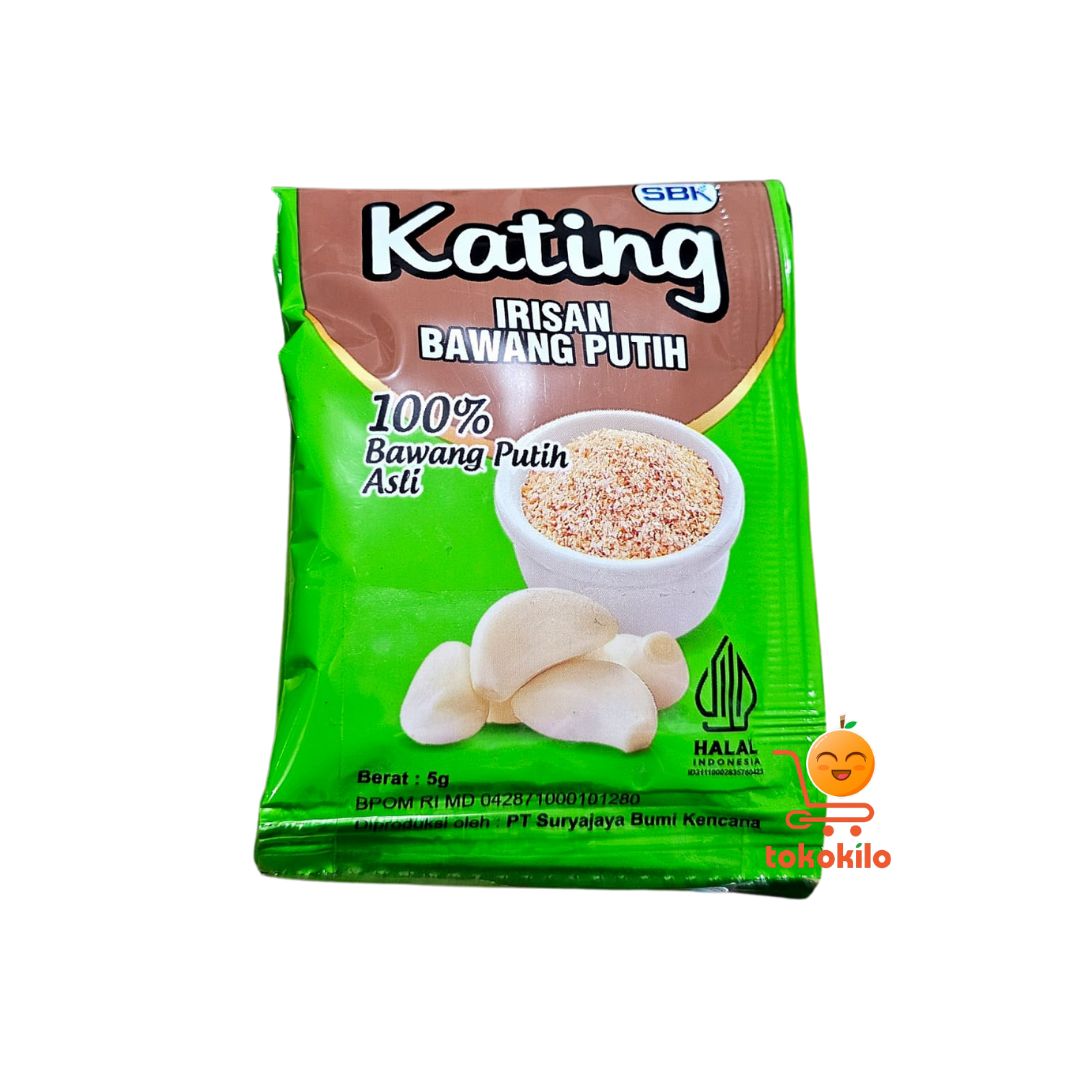 Kating Bawang Putih Irisan 5gr (6 bks)