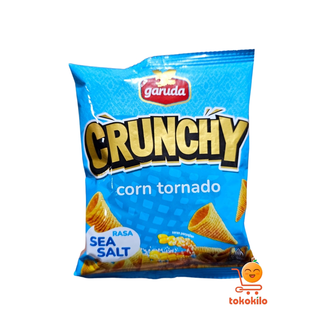 Garuda Crunchy Corn Tornado Rasa Sea Salt 17gr
