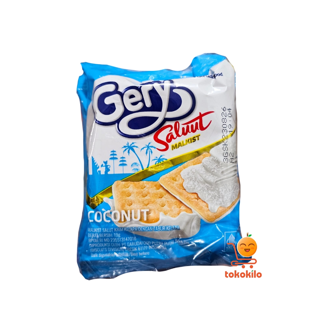 Gery Saluut Malkist Kelapa 19gr (1 Pack X 10 pcs)
