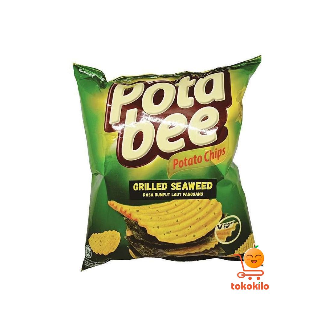 Potabee Potato Chips Grilled Seaweed 15gr,  68gr, 120gr