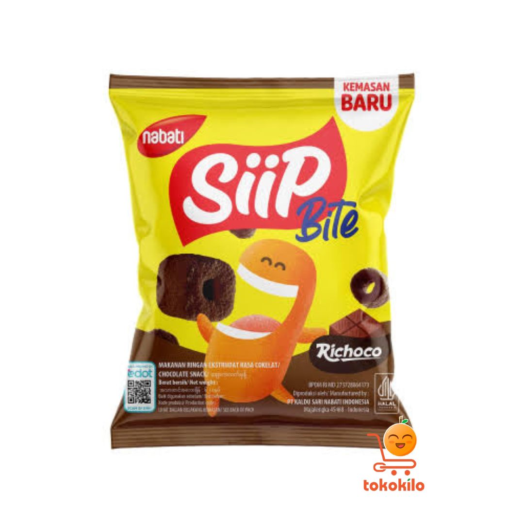 Siip Nabati Bite Coklat 16gr (1 Pack X 5bks)
