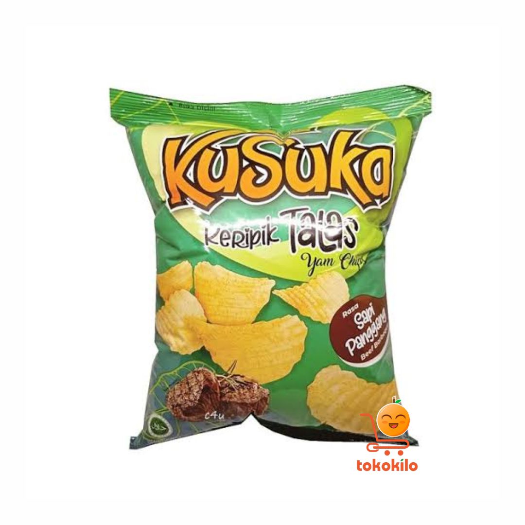 Kusuka Keripik Talas Rasa Sapi Panggang 68gr