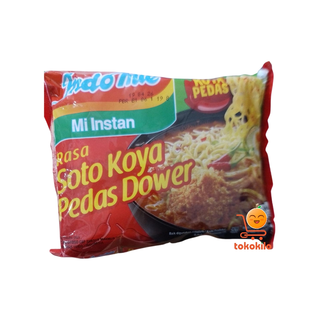 Indomie Mi Instan Rasa Soto Koya Pedas Dower 76gr