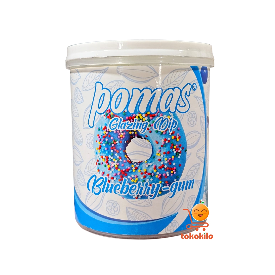 Pomas Glaze Dip Rasa Blueberry-Gum Selai 1kg