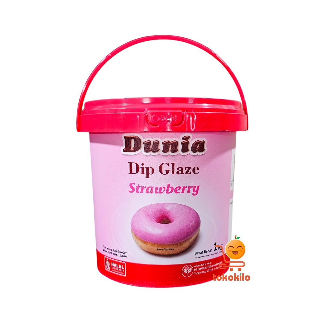 Dunia Dip Glaze Rasa Strawberry ECO Selai 1kg