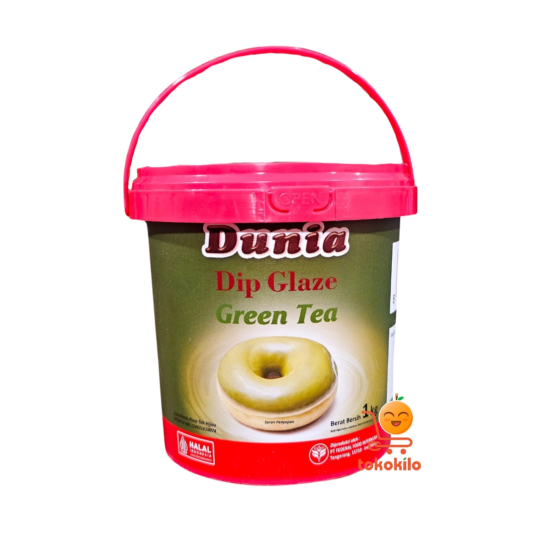 Dunia Dip Glaze Green Tea eco Selai 1kg
