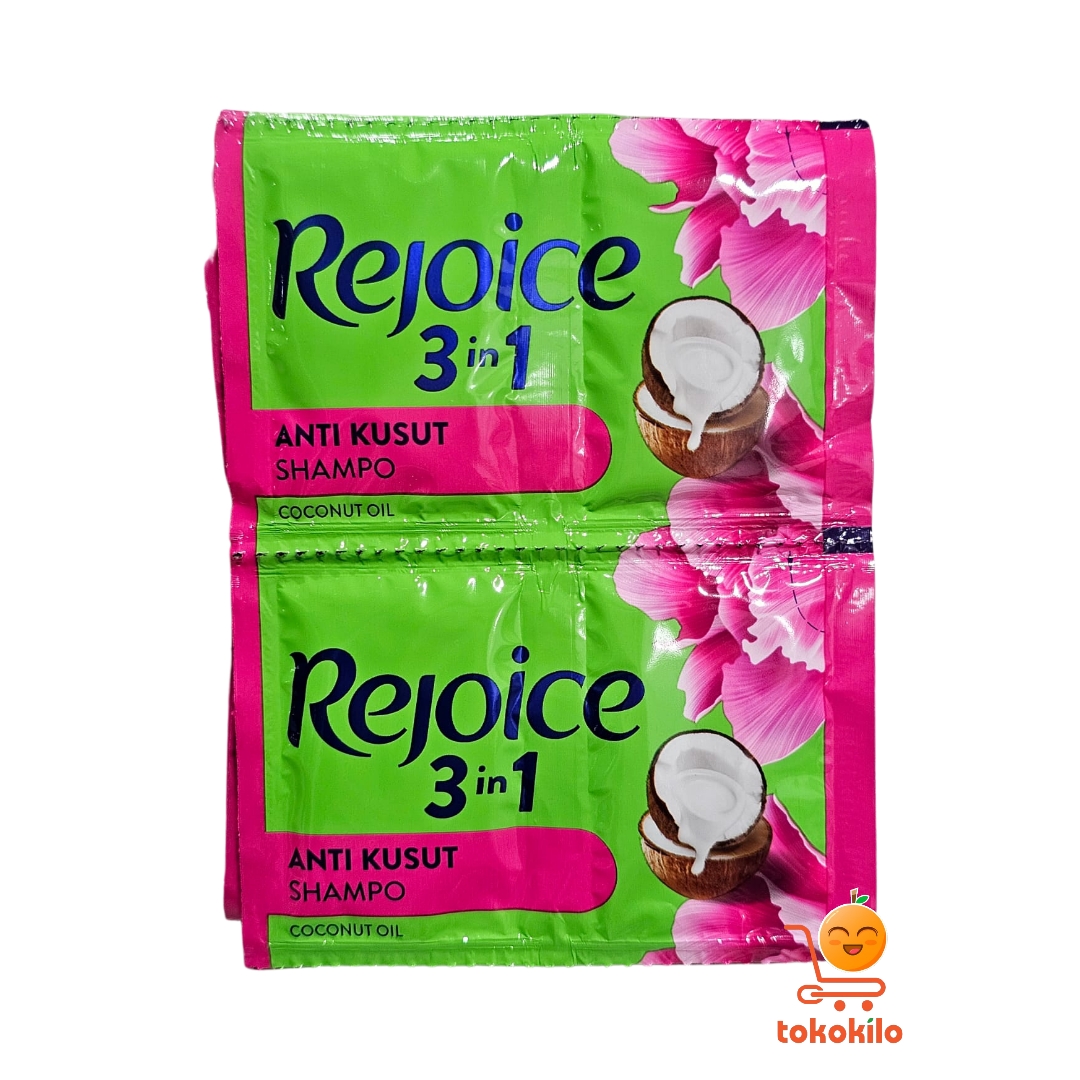 Rejoice 3in1 Anti Kusut Shampoo Sachet 10ml X 12 Sachet