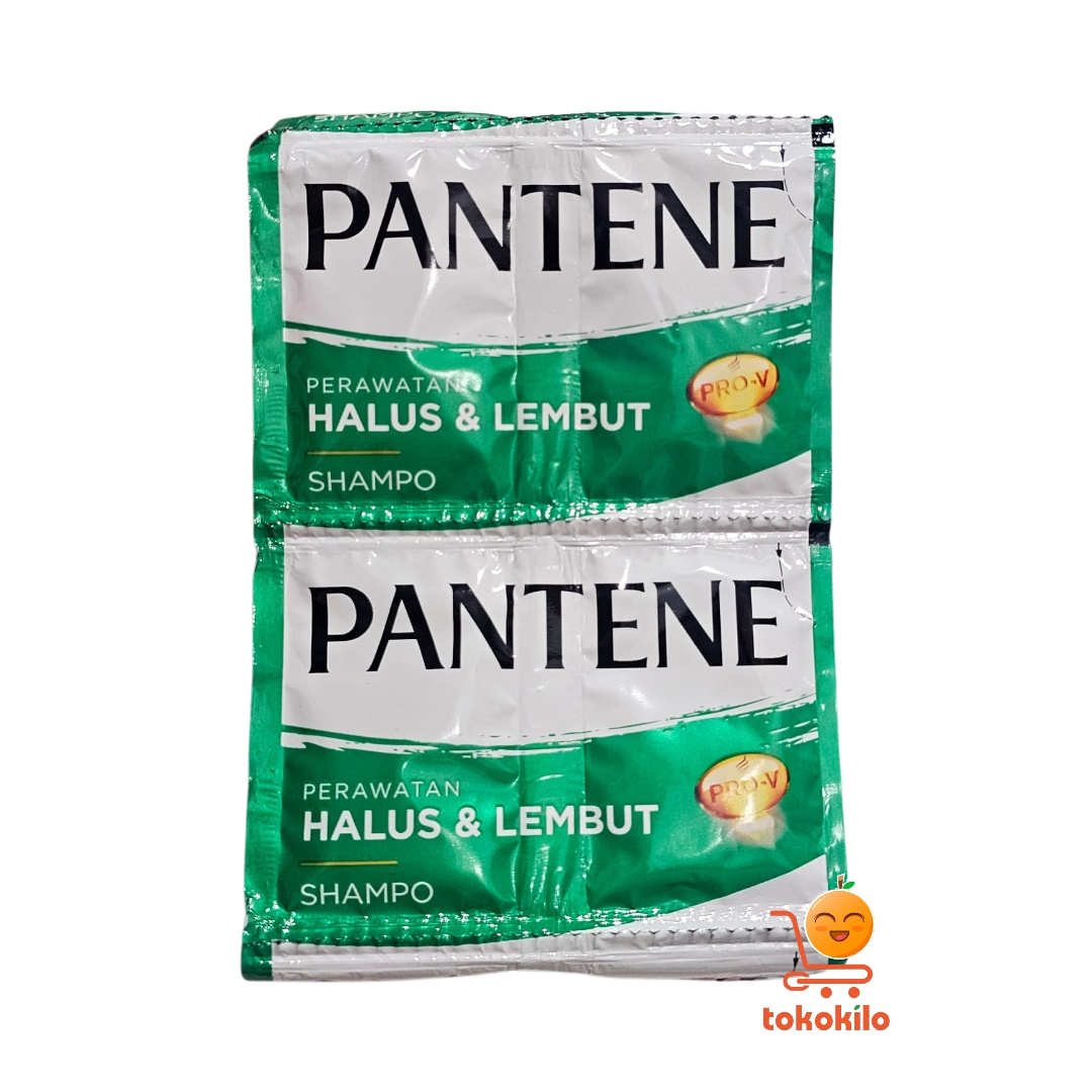 Pantene Perawatan Halus & Lembut Shampoo Sachet 10ml X 12 Sachet