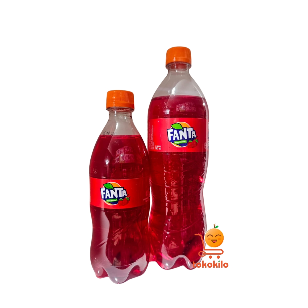 Fanta Rasa Stroberi 250ml, 390ml