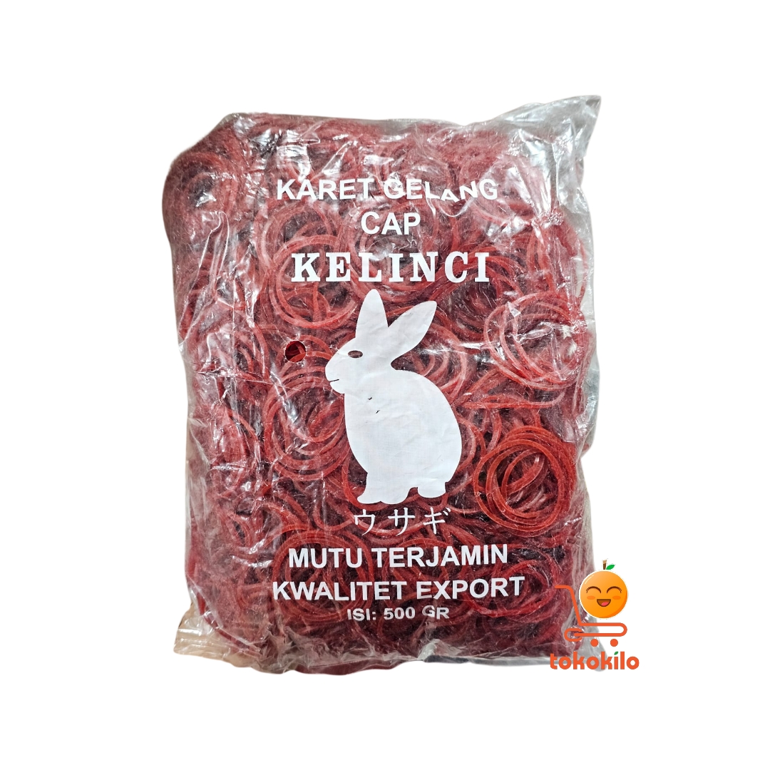 Karet Gelang Cap Kelinci  100gr, 300gr, 500gr