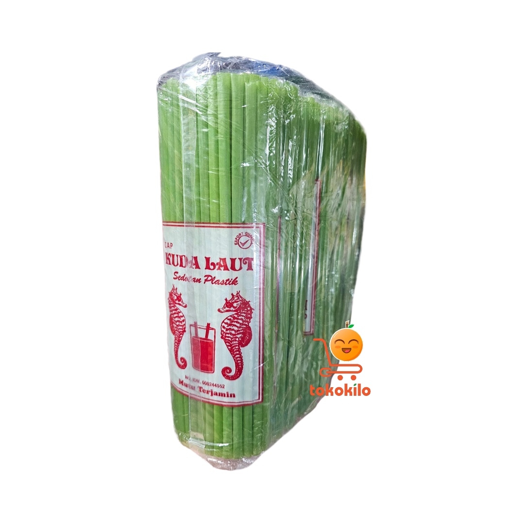 Sedotan Plastik Cap Kuda Laut