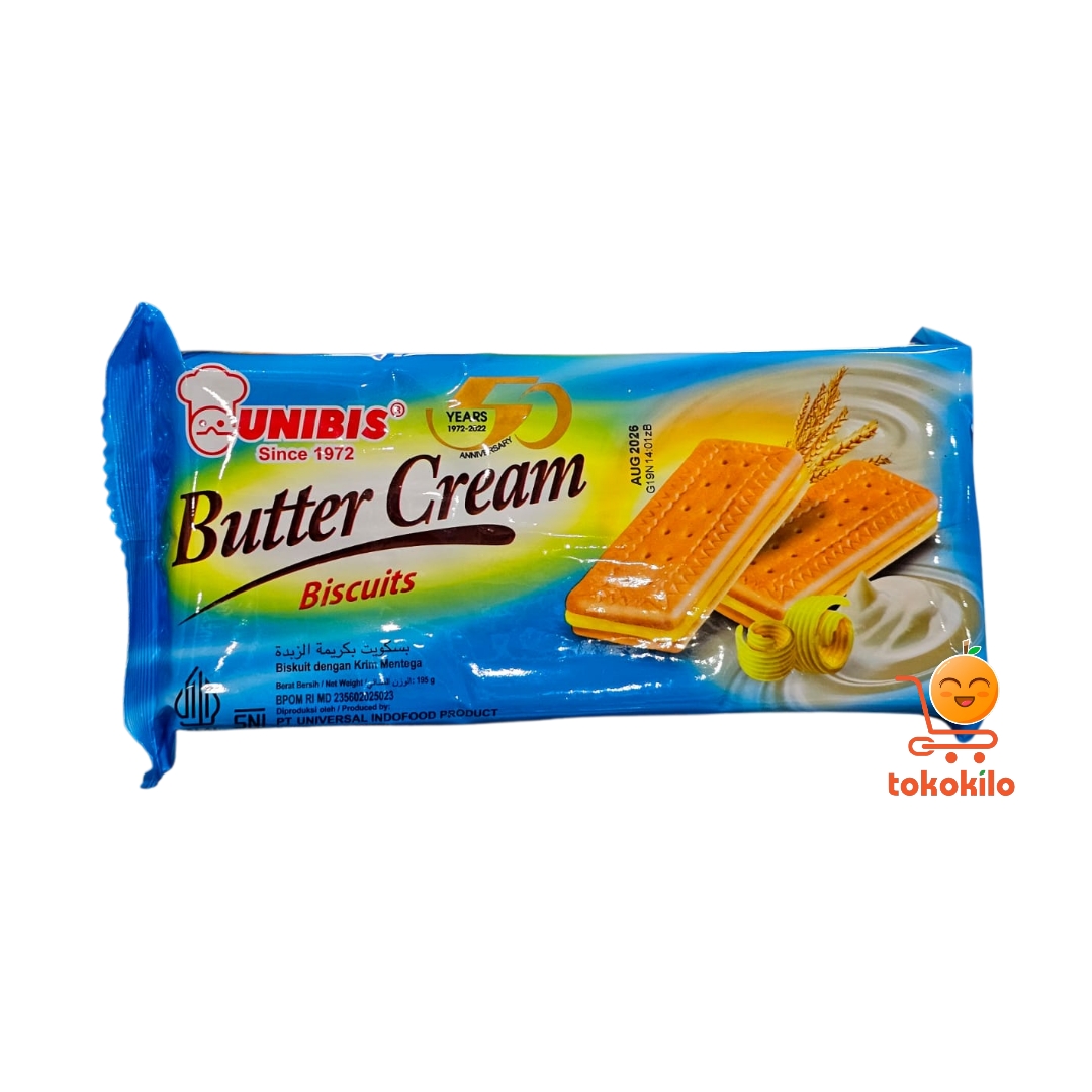 Biskuit Unibis Butter Cream 195gr