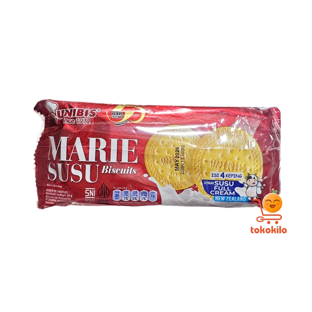 Biskuit Unibis Marie Susu 24gr