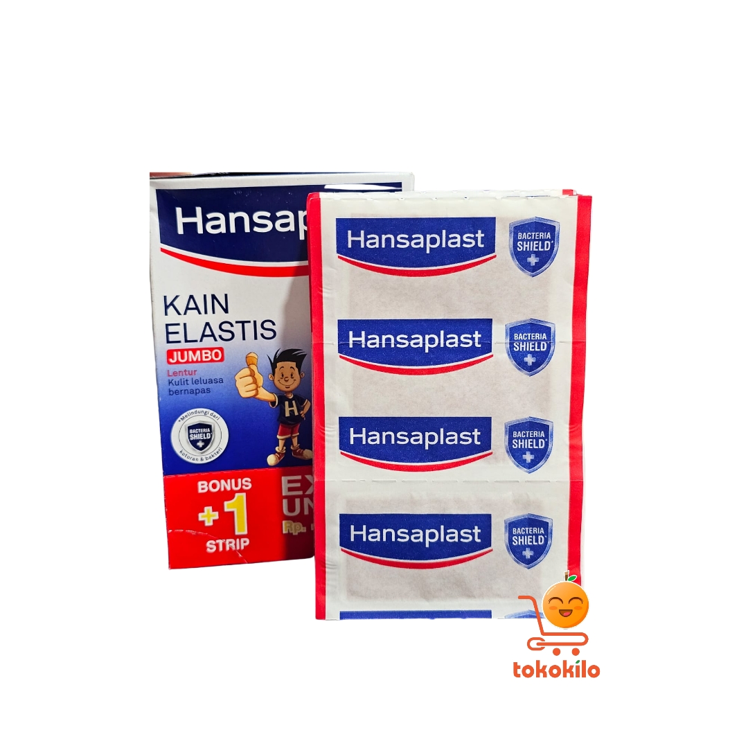 Hansaplast Kain Elastis Jumbo (1 Box X 50 FREE 1 Lembar)