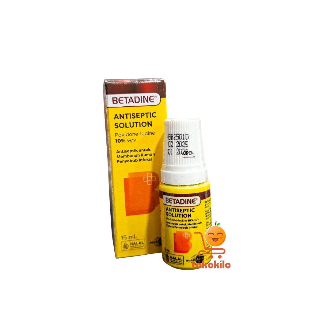 Betadine Antiseptic Solution 5ml, 15ml