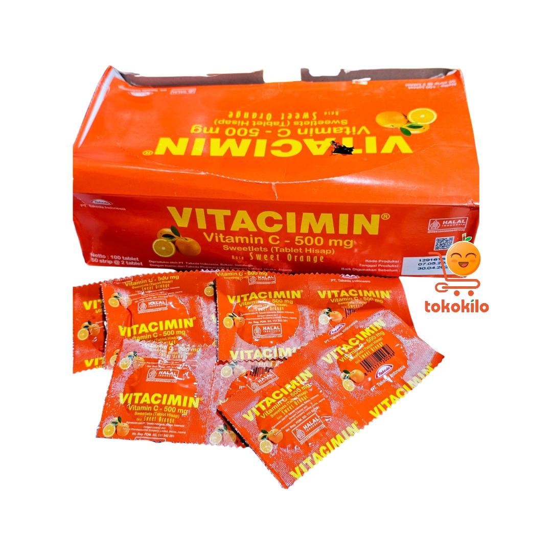 Vitacimin Rasa Sweet Orange 500mg