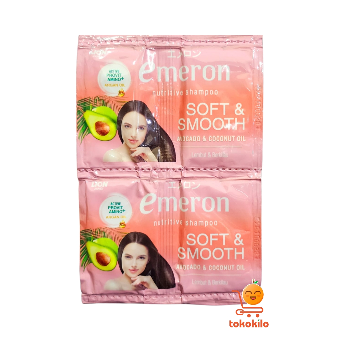 Emeron Nutritive Shampoo Soft & Smooth Sachet 10ml (1 pack X 12bks)