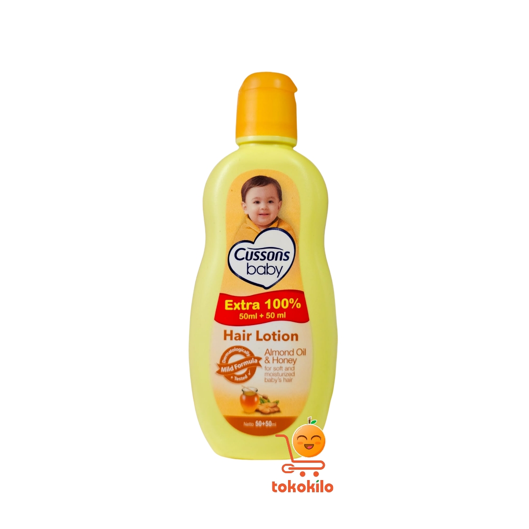 Cussons Baby Hair Lotion Almond Oil & Honey 50ml+50ml