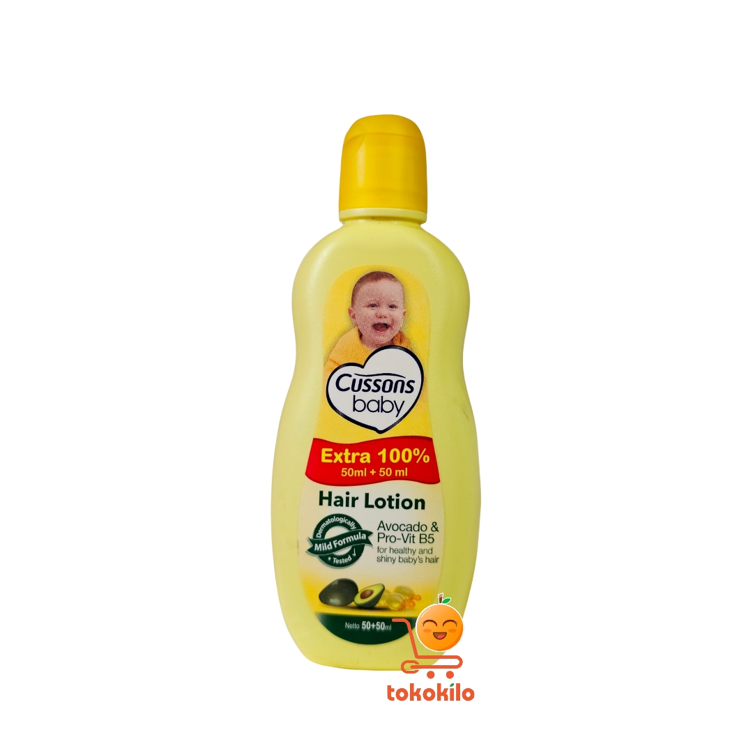 Cussons Baby Hair Lotion Avocado & Pro-Vitamin B5 50ml+50ml