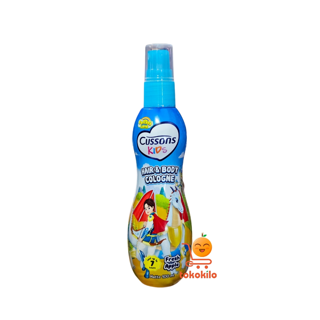 Cussons Kids Hair & Body Cologne varian Fresh Apple 100ml