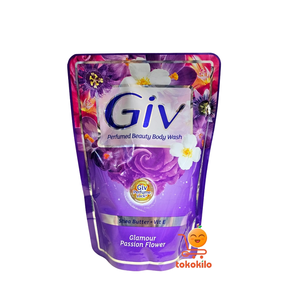 GIV Perfumed Beauty Body Wash Glamour Passion Flower 400ml