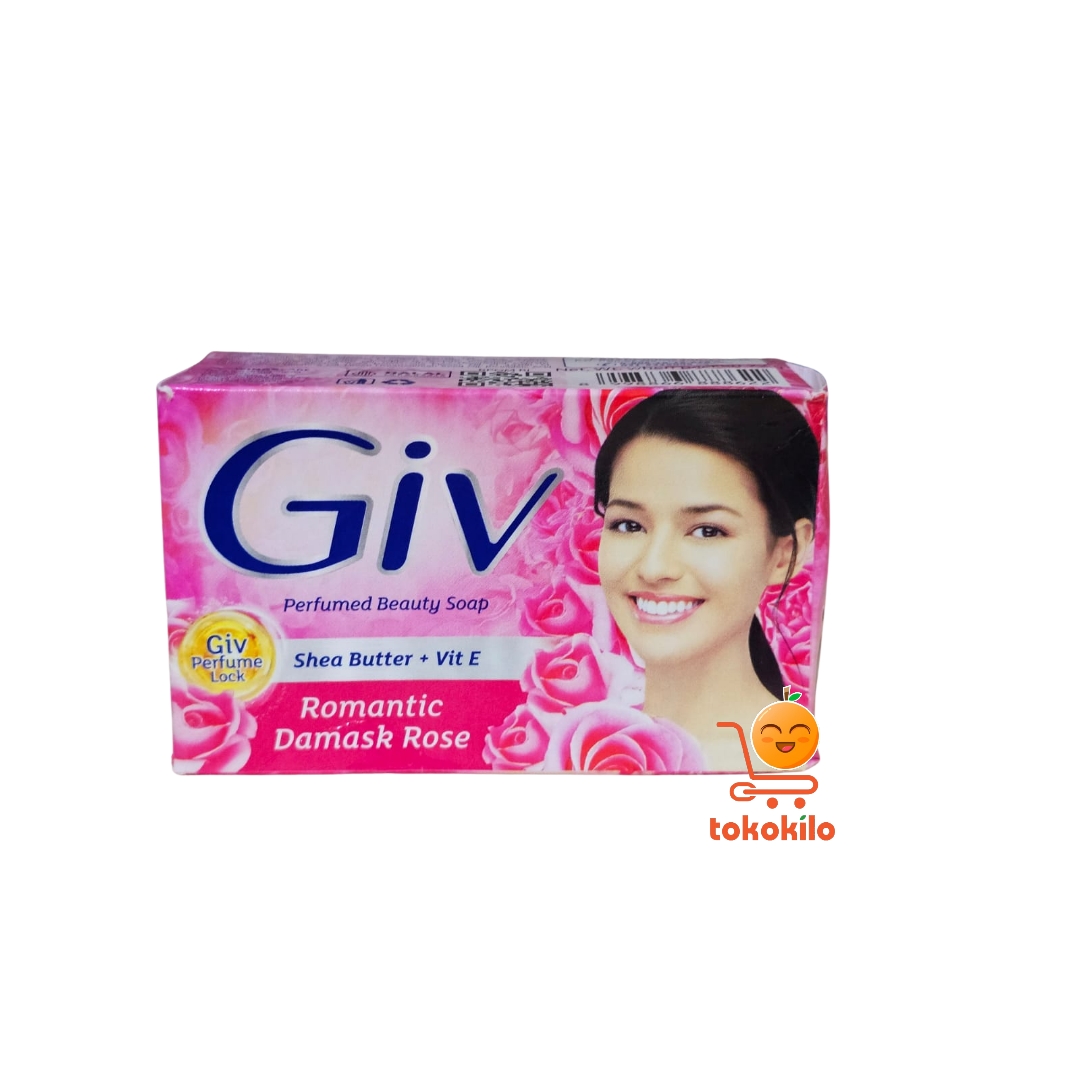 GIV Perfumed Beauty Soap Romantic Damask Rose 72gr