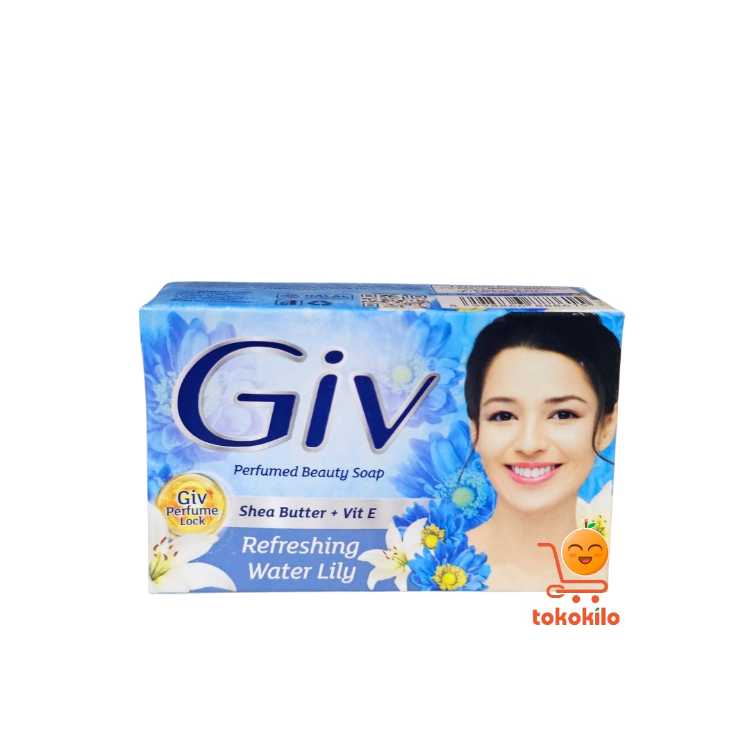 GIV Perfumed Beauty Bar Soap Refreshing Water Lily 76gr
