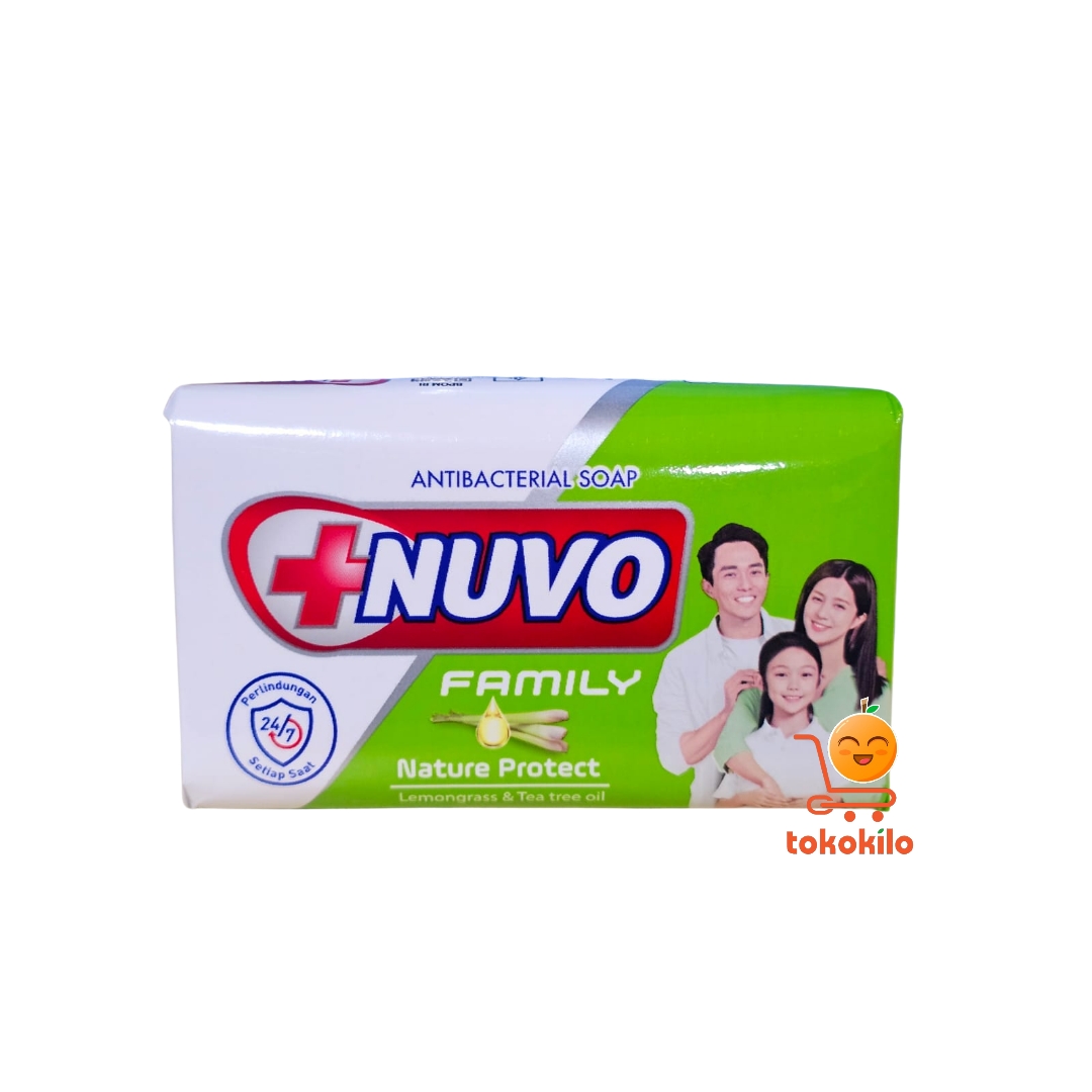 Nuvo Family Antibacterial Bar Soap Nature Protect 72gr