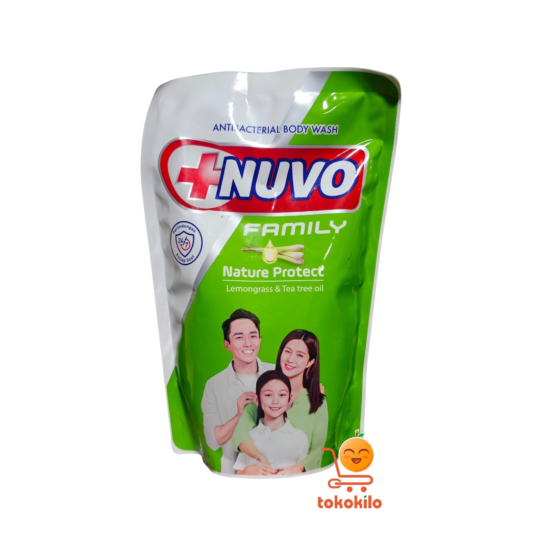 Nuvo Family Antibacterial Body Wash Nature Protect 60 ml, 250 ml, 400 ml