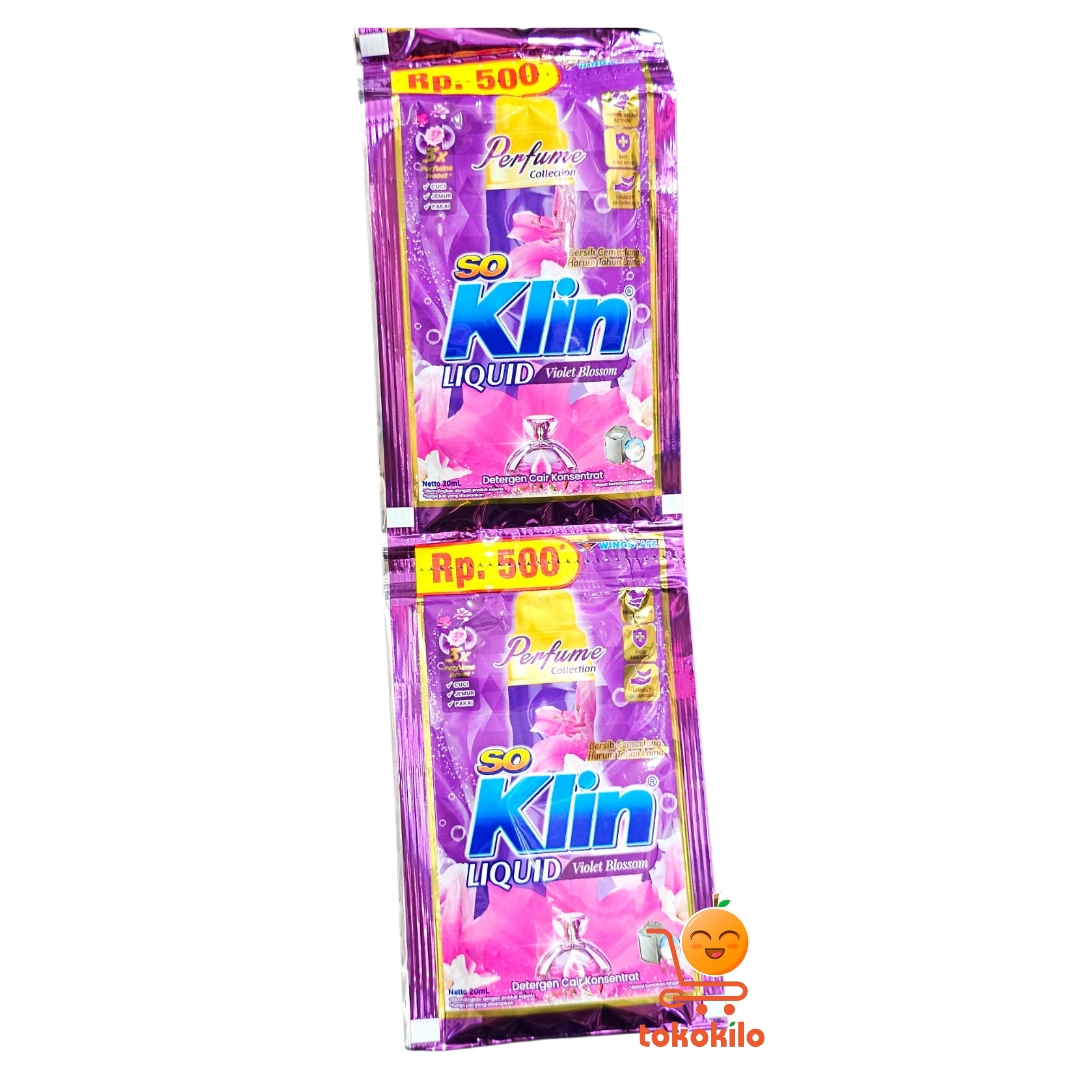 SoKlin Liquid Violet Blossom 20ml(12bks), Jumbo 40ml(6 FREE 1)