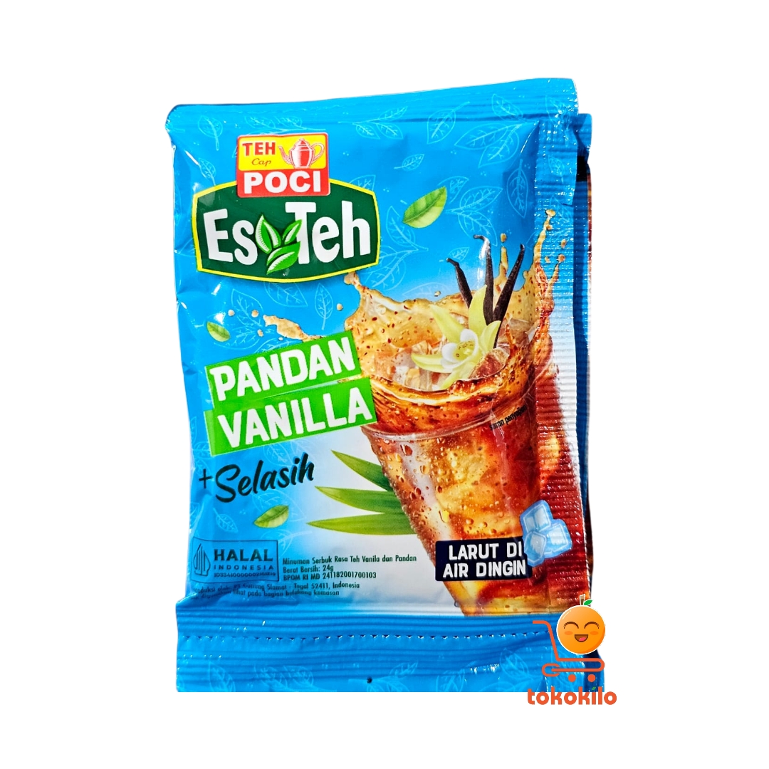 Es Teh Poci Pandan Vanilla + Selasih 24gr