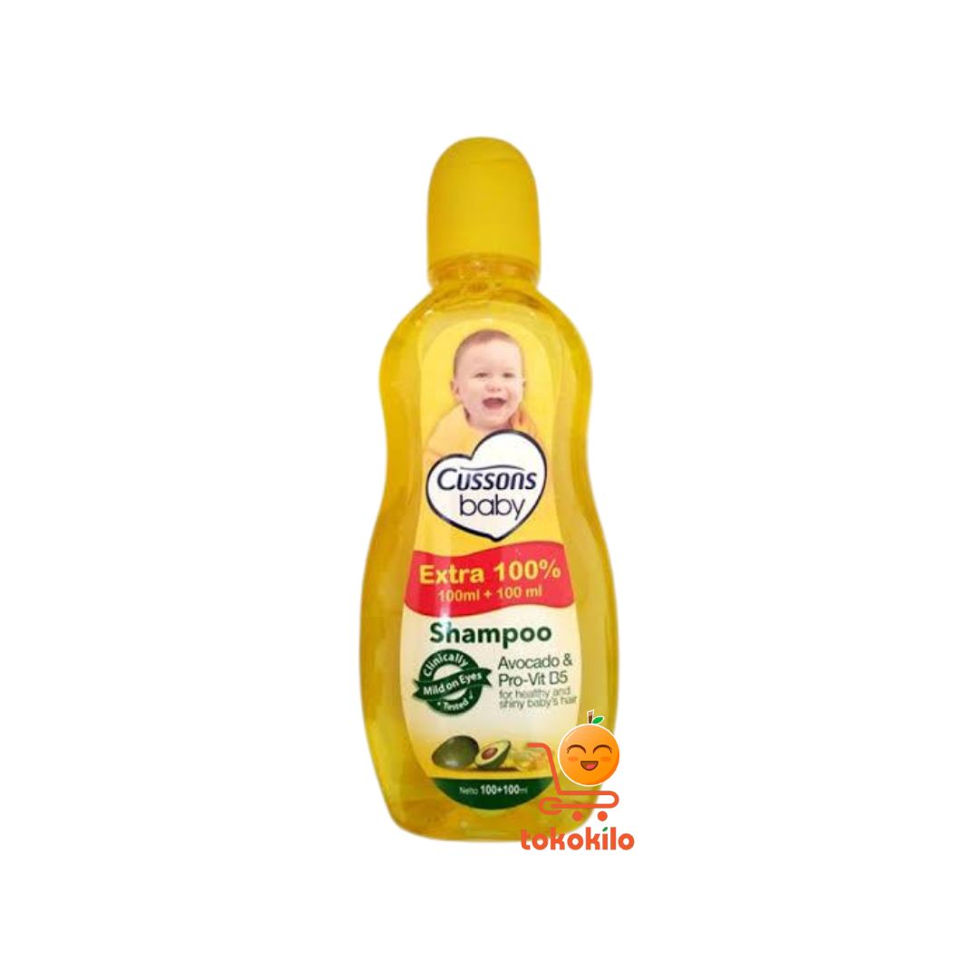 Cussons Baby Shampoo Avocado & Pro-Vitamin B5 50ml+50ml, 100ml+100ml