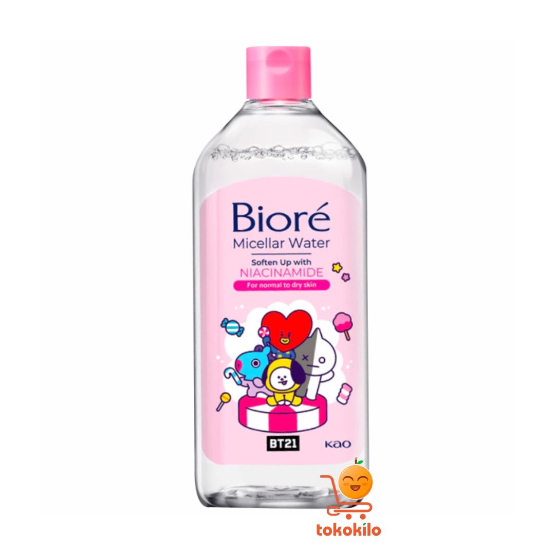 Biore Micellar Water Soften Up 90ml, 300ml