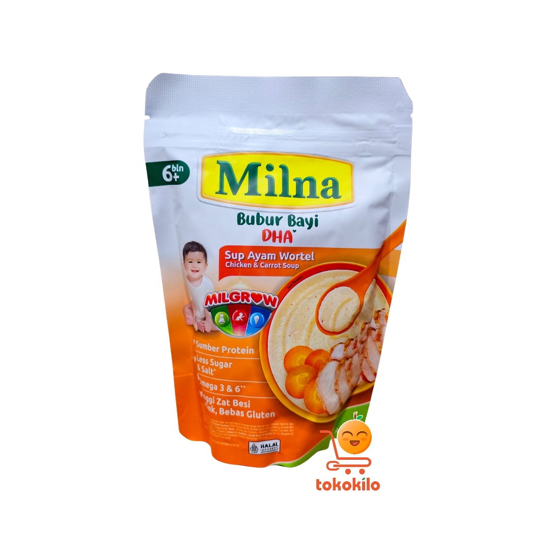 Milna Bubur Bayi DHA Sup Ayam Wortel 120gr