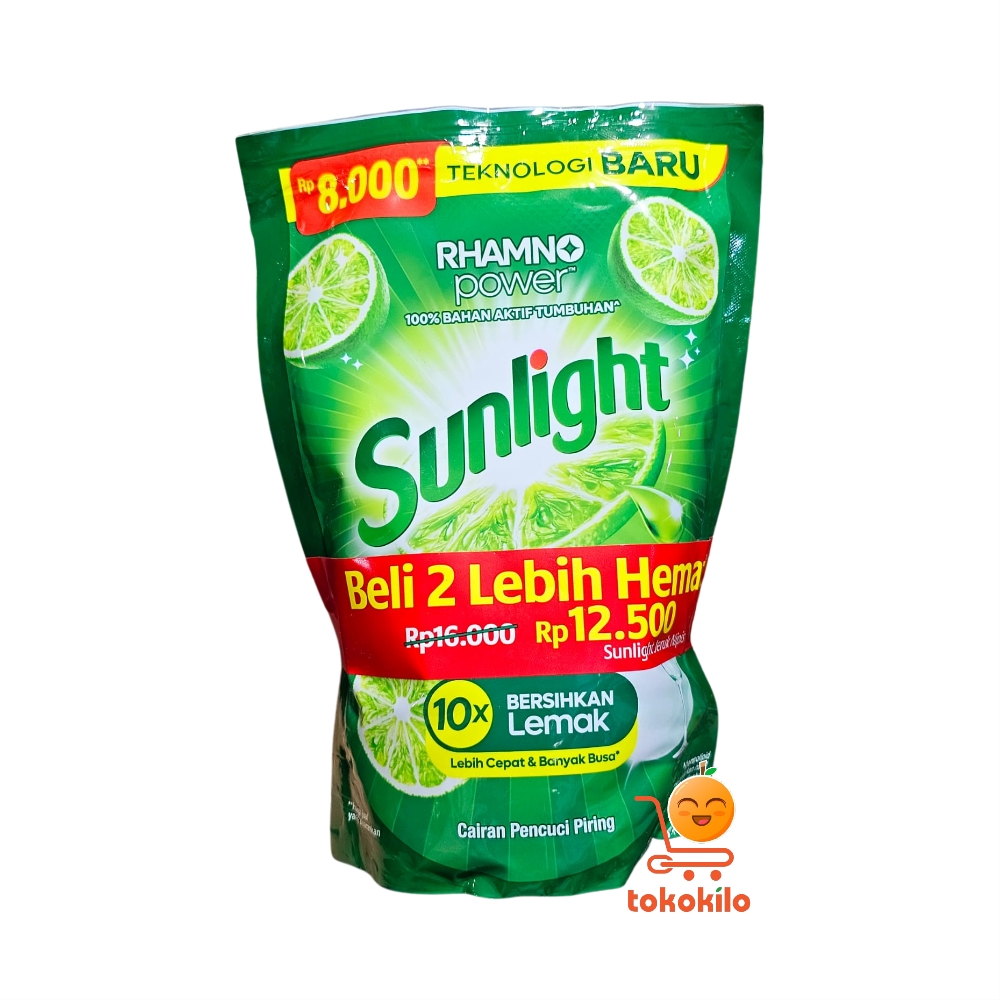 BANDED X2 Sunlight Cairan Pencuci Piring Jeruk Nipis 370ml