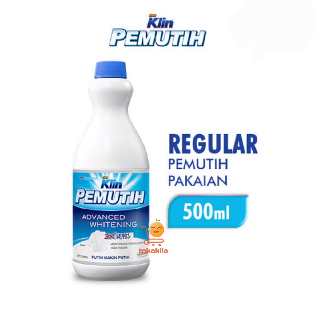 Soklin Pemutih Varian Advanced Whitening 500ml, 1 L