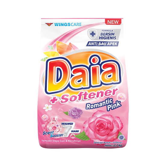 Daia + Softener Romantic Pink 47gr, 245gr, 470+25gr, 800gr, 1,5kg