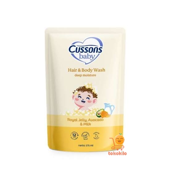 Cussons Baby Hair & Body Wash Deep Moisture 375ml
