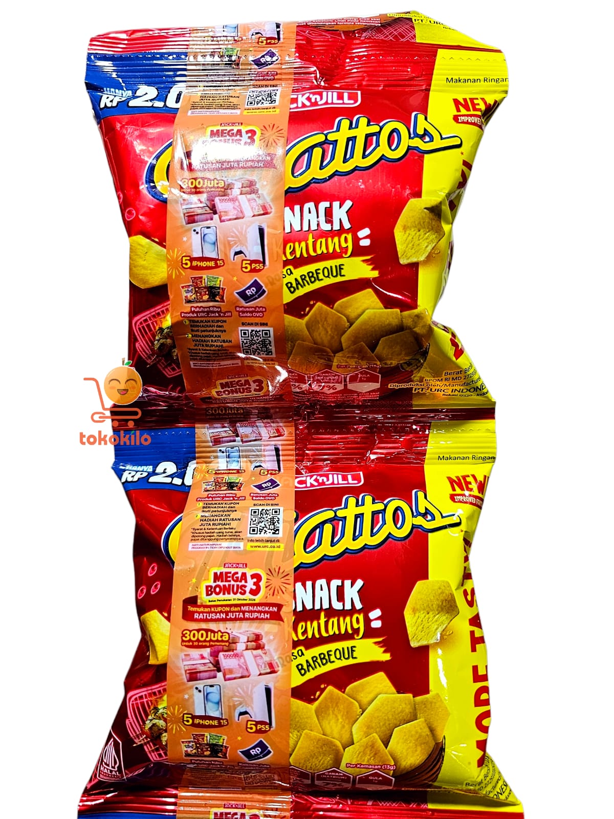 Piattos Snack Kentang rasa Barbeque 13gr