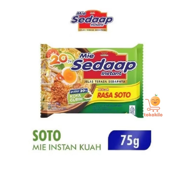 Mie Sedaap Kuah Rasa Soto 76gr
