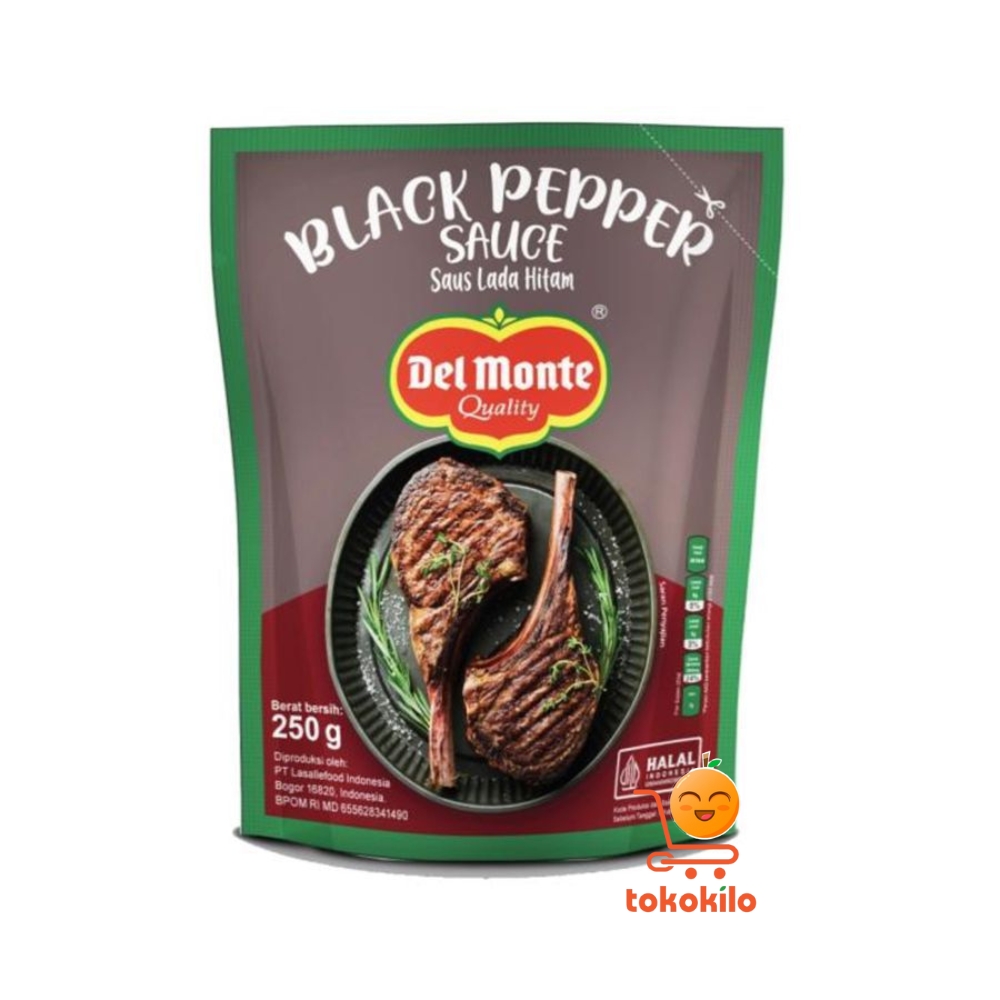 Saus Del Monte Lada Hitam Blackpaper 250gr
