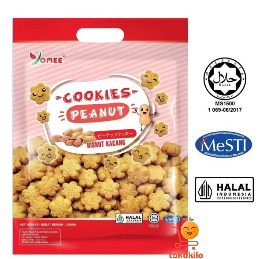 Yomee Peanut Cookies 300gr