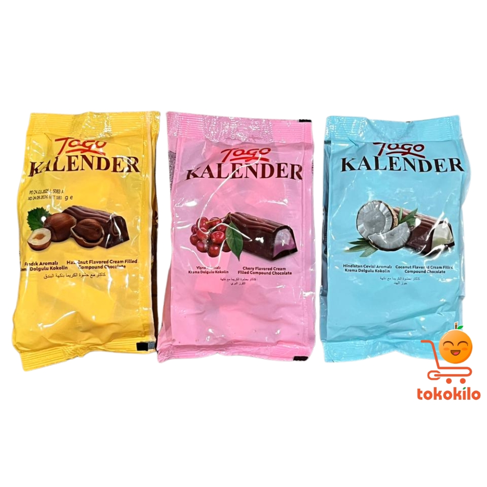 Cokelat Togo Kalender Rasa Hazelnut 180gr